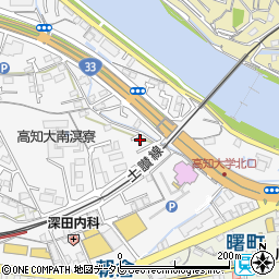 高知県高知市朝倉丙283-13周辺の地図