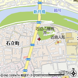 高知県高知市石立町81-1周辺の地図