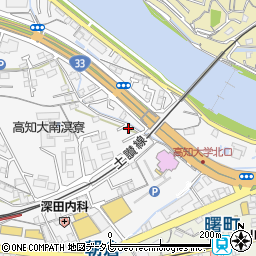 高知県高知市朝倉丙283-4周辺の地図