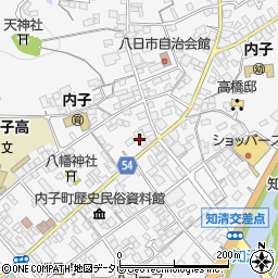 愛媛県喜多郡内子町内子1971周辺の地図