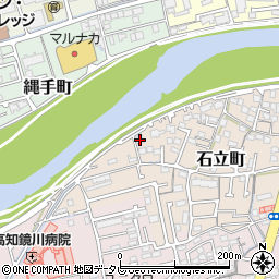 高知県高知市石立町195周辺の地図