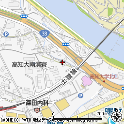 高知県高知市朝倉丙283-1周辺の地図
