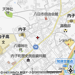 愛媛県喜多郡内子町内子1972周辺の地図