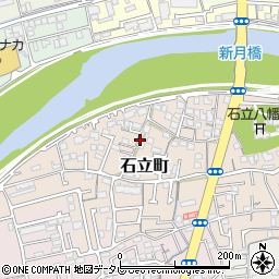 高知県高知市石立町周辺の地図