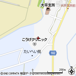 社会福祉法人敬愛会　本部事務所周辺の地図