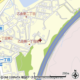 福岡県大野城市乙金東1丁目25周辺の地図