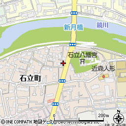 高知県高知市石立町78-1周辺の地図
