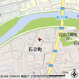 高知県高知市石立町113周辺の地図