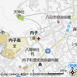 愛媛県喜多郡内子町内子2188周辺の地図
