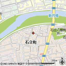 高知県高知市石立町110周辺の地図