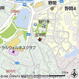 宝神院周辺の地図