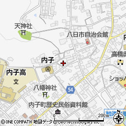 愛媛県喜多郡内子町内子2208周辺の地図