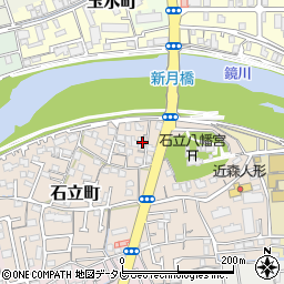 高知県高知市石立町129周辺の地図