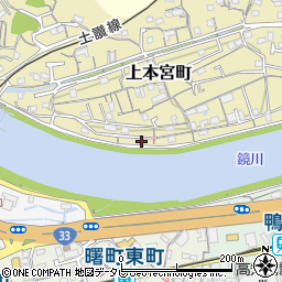 高知県高知市上本宮町266周辺の地図