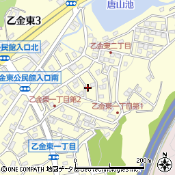 福岡県大野城市乙金東1丁目19周辺の地図