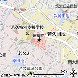 生活彩家原病院店周辺の地図