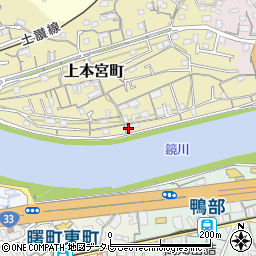 高知県高知市上本宮町262周辺の地図