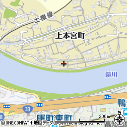 高知県高知市上本宮町214周辺の地図