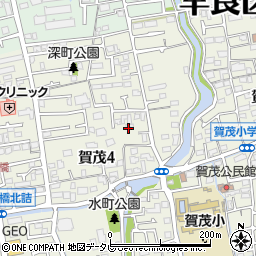 ルネッサンス賀茂Ａ周辺の地図