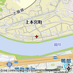 高知県高知市上本宮町213周辺の地図