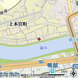 高知県高知市上本宮町259周辺の地図