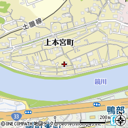 高知県高知市上本宮町212周辺の地図