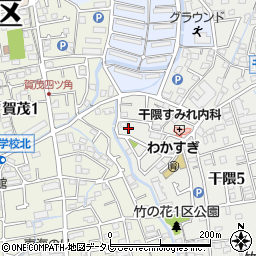 竹の花荘周辺の地図