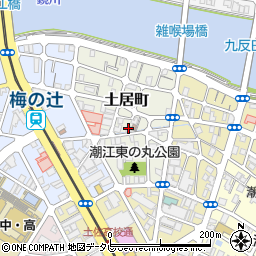 高知潮江ビル周辺の地図