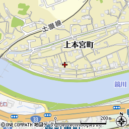 高知県高知市上本宮町212-6周辺の地図