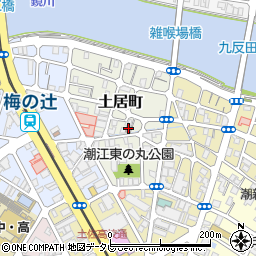 高知潮江郵便局 ＡＴＭ周辺の地図