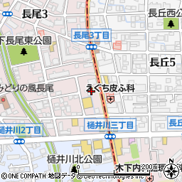 セブンイレブン福岡長尾３丁目店周辺の地図
