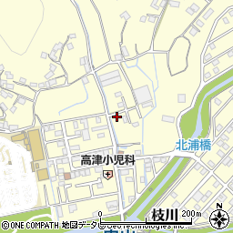 高知県いの町（吾川郡）枝川周辺の地図