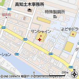 高知銀行サンシャインクラージュ ＡＴＭ周辺の地図