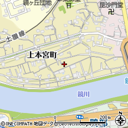 高知県高知市上本宮町222周辺の地図