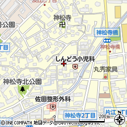 福岡県福岡市城南区神松寺周辺の地図