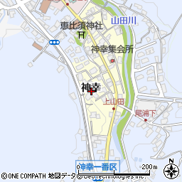 福岡県嘉麻市神幸周辺の地図