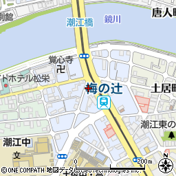 高知県高知市梅ノ辻周辺の地図
