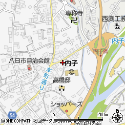 愛媛県喜多郡内子町内子1307周辺の地図