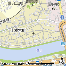 高知県高知市上本宮町224-5周辺の地図