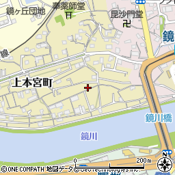 高知県高知市上本宮町224周辺の地図
