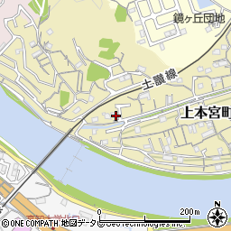 高知県高知市上本宮町127周辺の地図