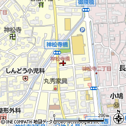 ほっともっと　神松寺店周辺の地図