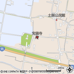 宝鏡寺周辺の地図