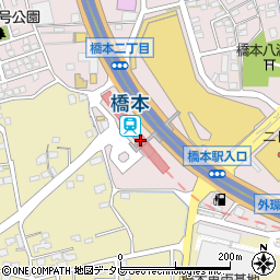 橋本駅周辺の地図