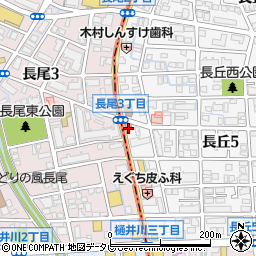 福岡長丘郵便局周辺の地図