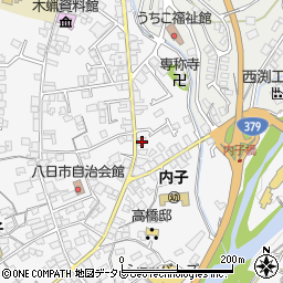 愛媛県喜多郡内子町内子2343周辺の地図