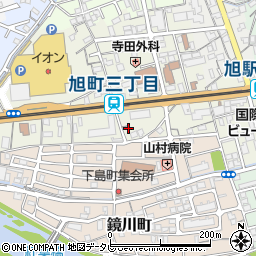 高知県高知市旭町3丁目33周辺の地図