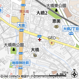 福岡県福岡市南区大橋3丁目12-19周辺の地図