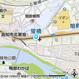 高知県高知市旭町3丁目79周辺の地図