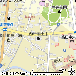 九豊コンサルタント株式会社　高田支店周辺の地図
